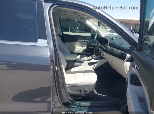 5XYP34GC5PG352394 2023 KIA TELLURIDE Gray Vista interior delantera