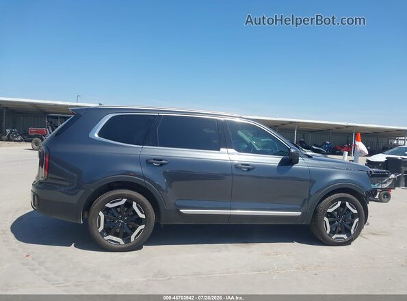 5XYP34GC5PG352394 2023 KIA TELLURIDE Gray Vista interior de 360 grados
