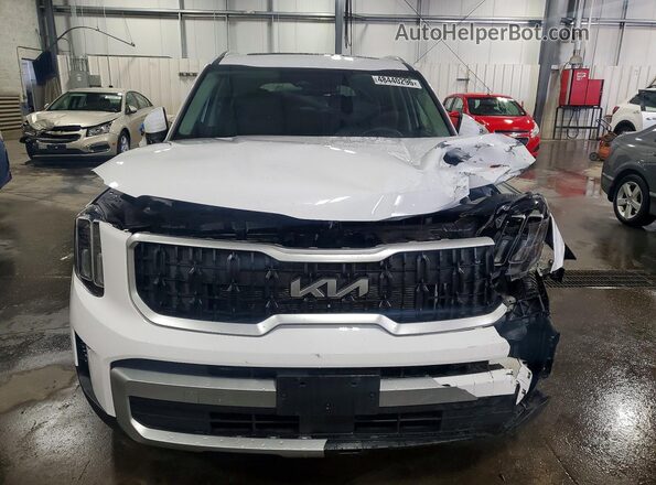 5XYP34GC8RG463783 2024 KIA TELLURIDE White წინა ხედი