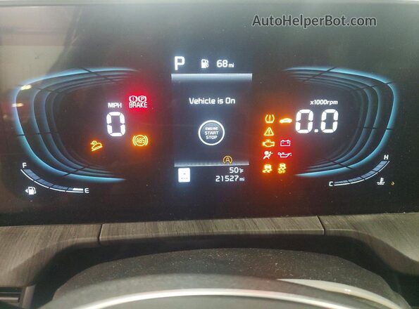 5XYP34GC8RG463783 2024 KIA TELLURIDE White ხელსაწყოთა პანელის ხედი