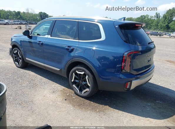 5XYP34GC9RG500372 2024 KIA TELLURIDE Blue Rear left