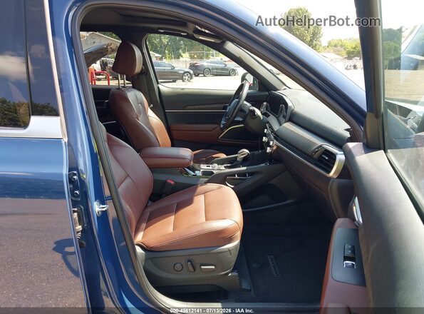 5XYP34GC9RG500372 2024 KIA TELLURIDE Blue Front interior view