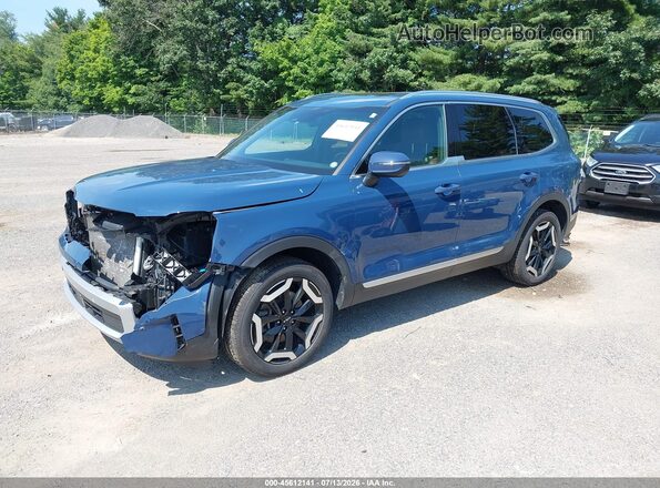 5XYP34GC9RG500372 2024 KIA TELLURIDE Blue Front left