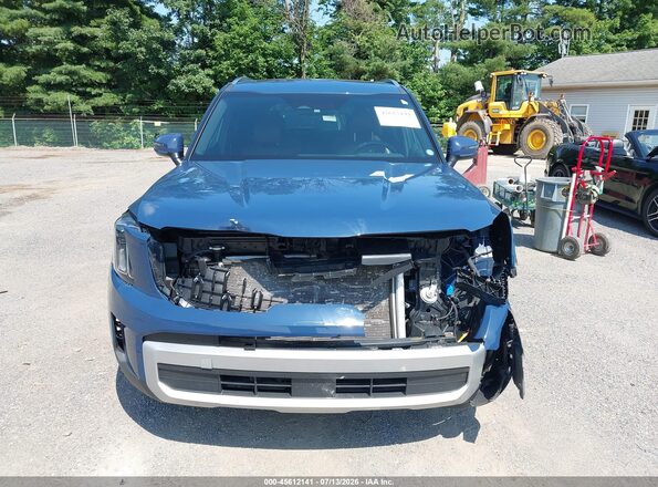 5XYP34GC9RG500372 2024 KIA TELLURIDE Blue Rear interior view