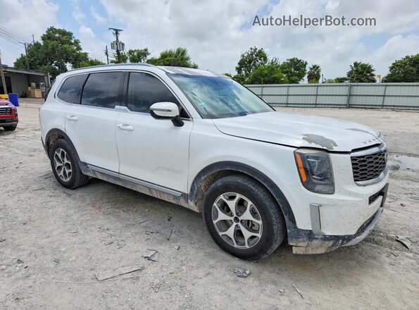 5XYP34HC0LG083651 2020 KIA TELLURIDE Белый Передняя правая четверть