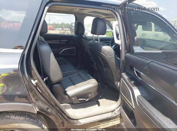 5XYP34HC0MG131702 2021 KIA TELLURIDE Black VIN sticker view