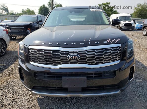 5XYP34HC0MG166093 2021 KIA TELLURIDE Черный Вид спереди