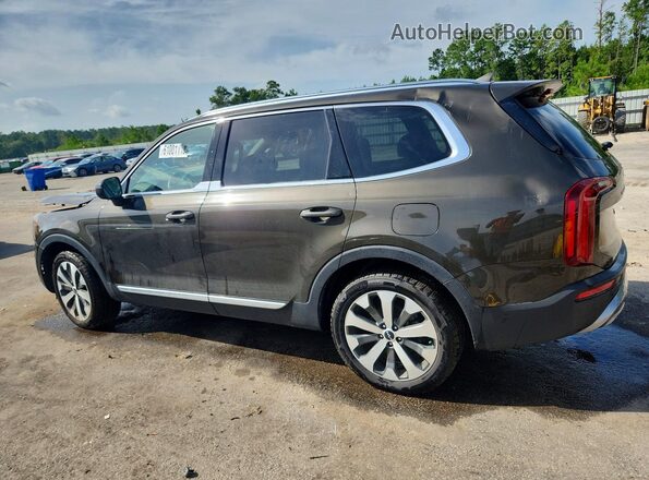 5XYP34HC0NG307133 2022 KIA TELLURIDE Gray Trasero izquierdo