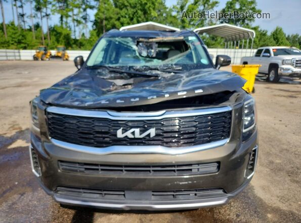 5XYP34HC0NG307133 2022 KIA TELLURIDE Gray Vista frontal