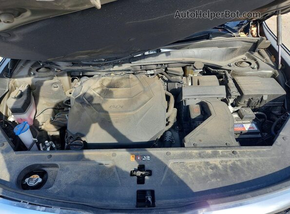 5XYP34HC0NG307133 2022 KIA TELLURIDE Gray Vista del compartimento del motor