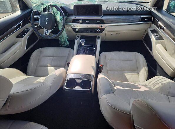 5XYP34HC0NG307133 2022 KIA TELLURIDE Gray Vista del salpicadero