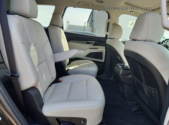 5XYP34HC0NG307133 2022 KIA TELLURIDE Gray Vista interior trasera