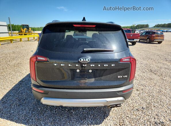 5XYP34HC1LG020025 2020 KIA TELLURIDE Black უკანა ხედი