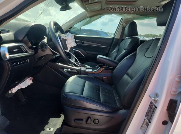 5XYP34HC2LG018252 2020 KIA TELLURIDE White წინა სალონის ხედი