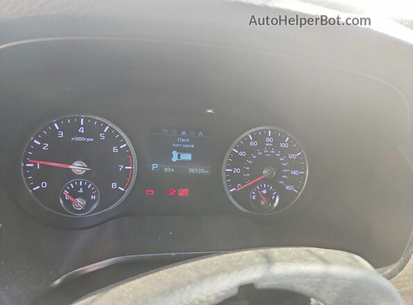 5XYP34HC2LG018252 2020 KIA TELLURIDE White ხელსაწყოთა პანელის ხედი