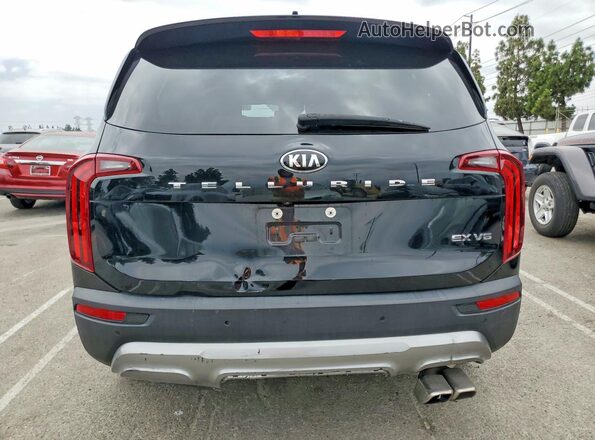 5XYP34HC2MG184272 2021 KIA TELLURIDE Black Rear view