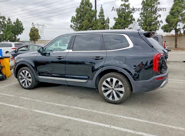 5XYP34HC2MG184272 2021 KIA TELLURIDE Black Rear left