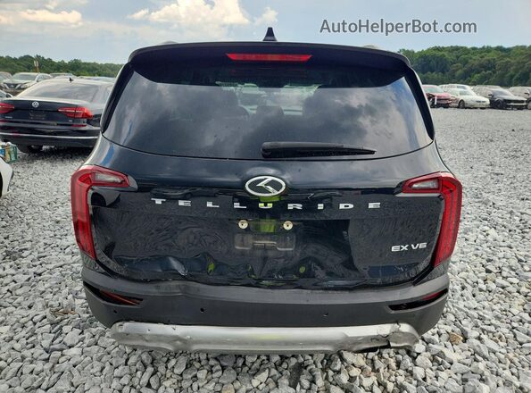 5XYP34HC3LG019006 2020 KIA TELLURIDE Black Rear view