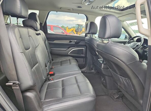 5XYP34HC3LG019006 2020 KIA TELLURIDE Black Rear interior view