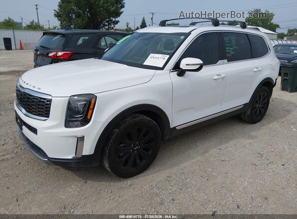 5XYP34HC3LG094143 2020 KIA TELLURIDE Белый Передняя левая четверть