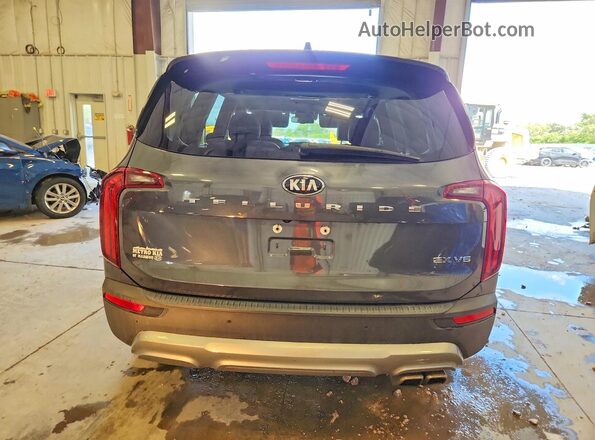 5XYP34HC3MG183406 2021 KIA TELLURIDE Угольный Вид сзади