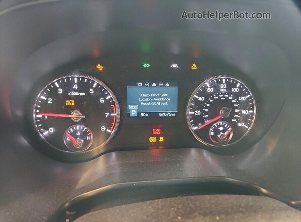 5XYP34HC3MG183406 2021 KIA TELLURIDE Угольный Вид щитка приборов