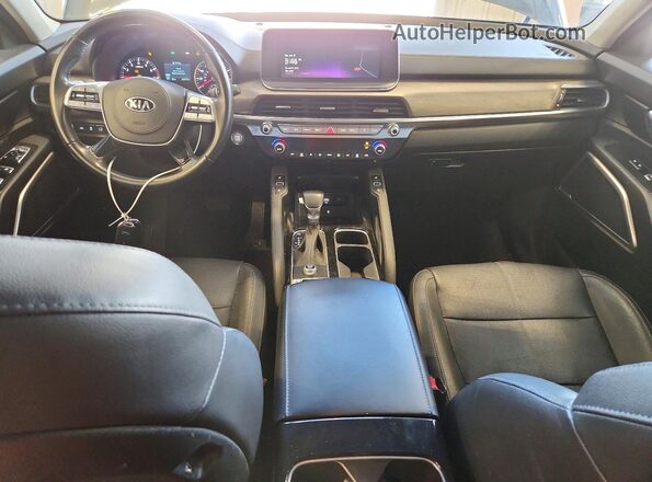 5XYP34HC3MG183406 2021 KIA TELLURIDE Угольный Вид панели приборов