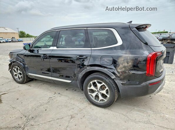 5XYP34HC4LG035375 2020 KIA TELLURIDE Black Հետևի ձախ