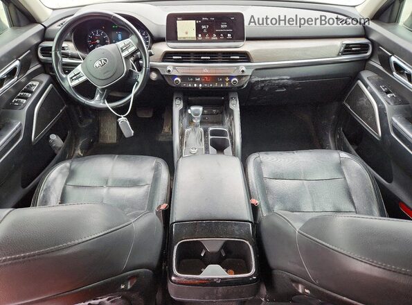 5XYP34HC4LG035375 2020 KIA TELLURIDE Black Առջևի վահանակի տեսք