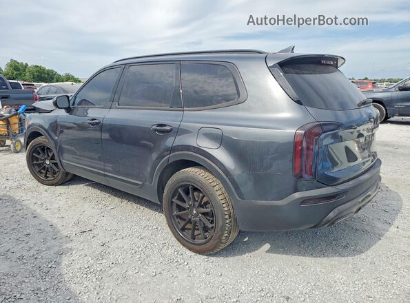 5XYP34HC5MG106150 2021 KIA TELLURIDE Gray Trasero izquierdo