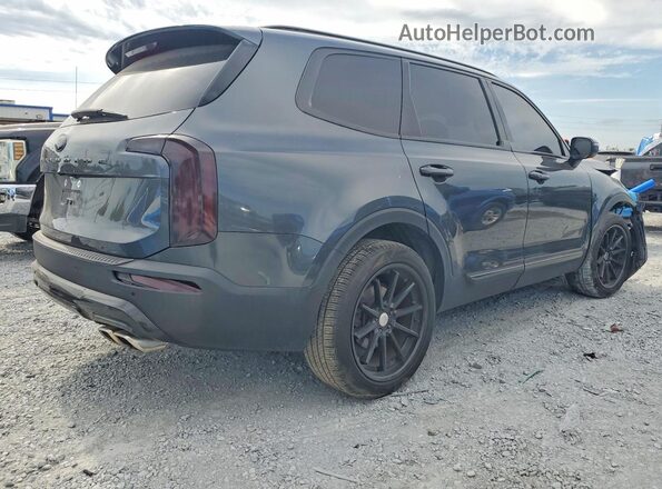 5XYP34HC5MG106150 2021 KIA TELLURIDE Gray Trasero derecho