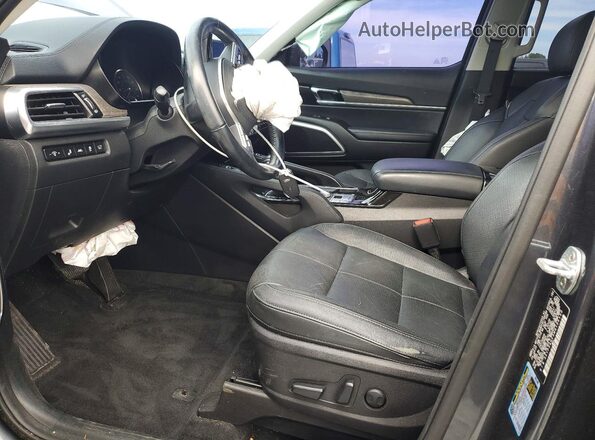 5XYP34HC5MG106150 2021 KIA TELLURIDE Gray Vista interior delantera