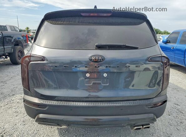 5XYP34HC5MG106150 2021 KIA TELLURIDE Gray Vista trasera
