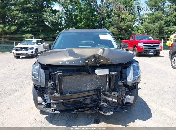 5XYP34HC5MG121800 2021 KIA TELLURIDE Brown Սալոնի հետևի տեսք