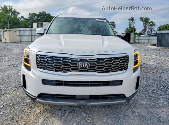 5XYP34HC5MG139231 2021 KIA TELLURIDE White Vista frontal