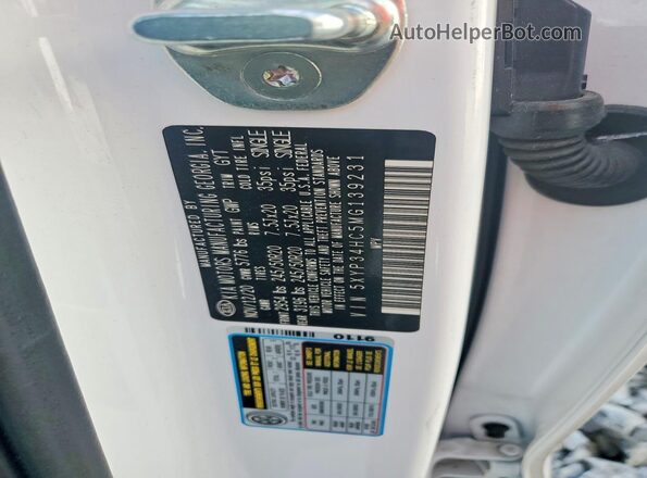 5XYP34HC5MG139231 2021 KIA TELLURIDE White Vista del compartimento del motor