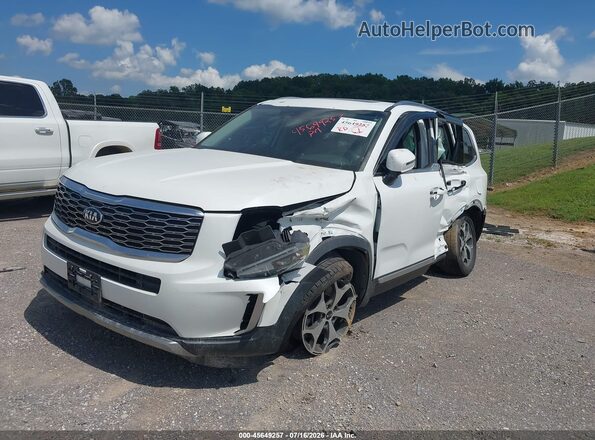 5XYP34HC6LG008758 2020 KIA TELLURIDE White Передня ліва чверть