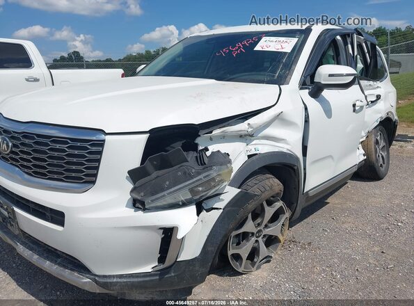 5XYP34HC6LG008758 2020 KIA TELLURIDE White Вид спереду