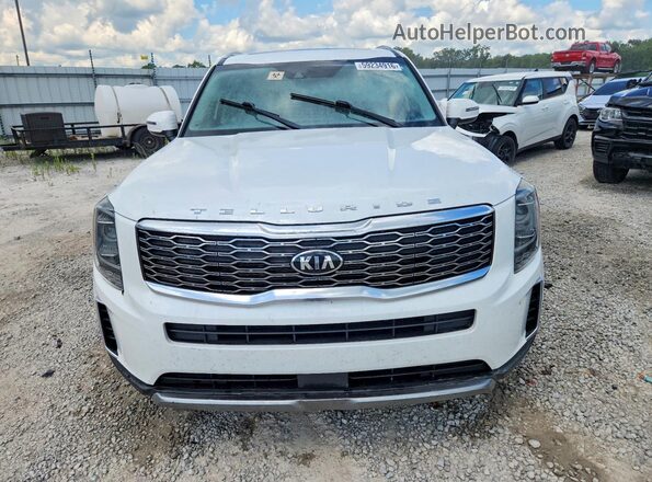 5XYP34HC6LG043736 2020 KIA TELLURIDE White Դիմացի տեսք