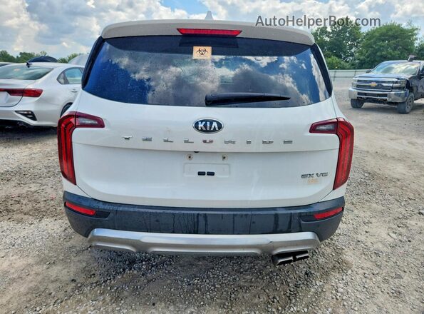 5XYP34HC6LG043736 2020 KIA TELLURIDE White Հետևի տեսք