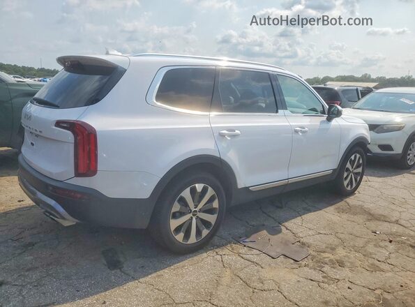 5XYP34HC6NG270749 2022 KIA TELLURIDE Белый Задняя правая четверть