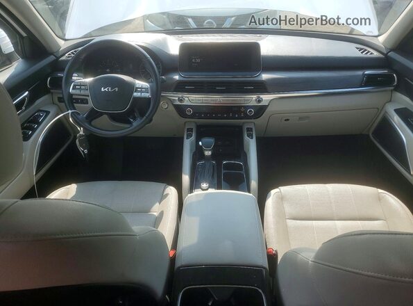 5XYP34HC6NG270749 2022 KIA TELLURIDE Белый Вид панели приборов