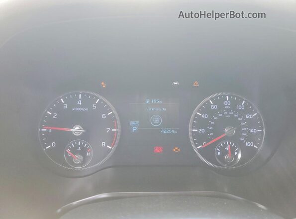 5XYP34HC6NG270749 2022 KIA TELLURIDE Белый Вид щитка приборов