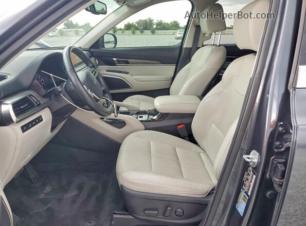 5XYP34HC7NG302723 2022 KIA TELLURIDE Gray Front interior view