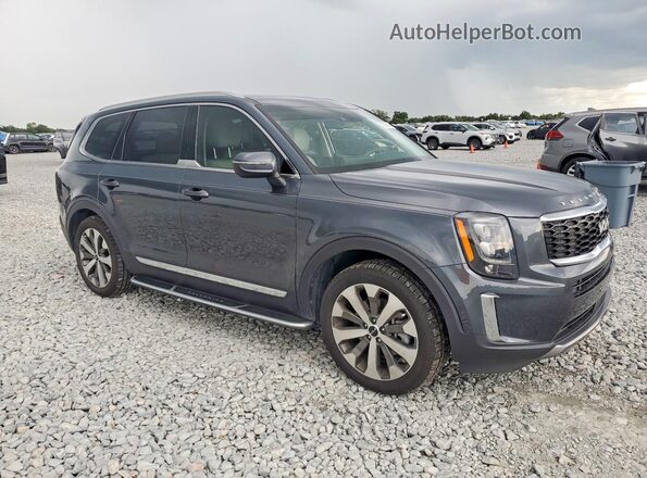 5XYP34HC7NG302723 2022 KIA TELLURIDE Gray Front right