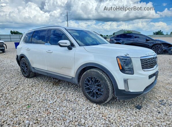 5XYP34HC8LG035976 2020 KIA TELLURIDE White Front right