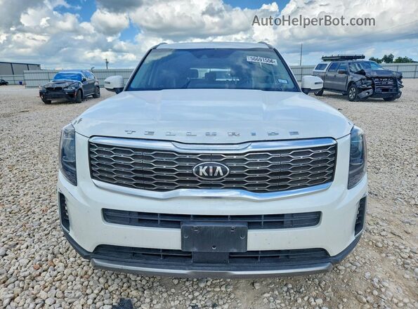 5XYP34HC8LG035976 2020 KIA TELLURIDE White Front view