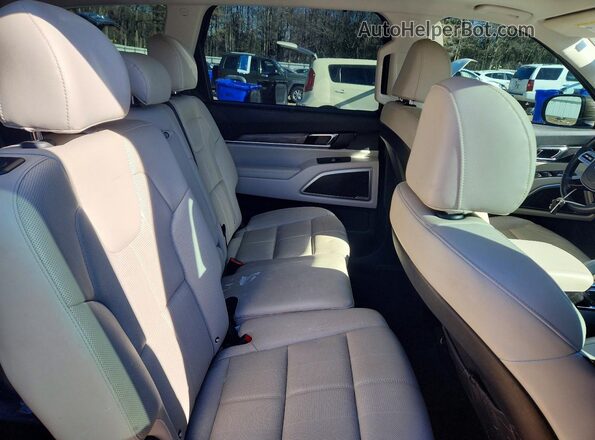 5XYP34HC9LG002274 2020 KIA TELLURIDE Коричневый Вид задней части салона