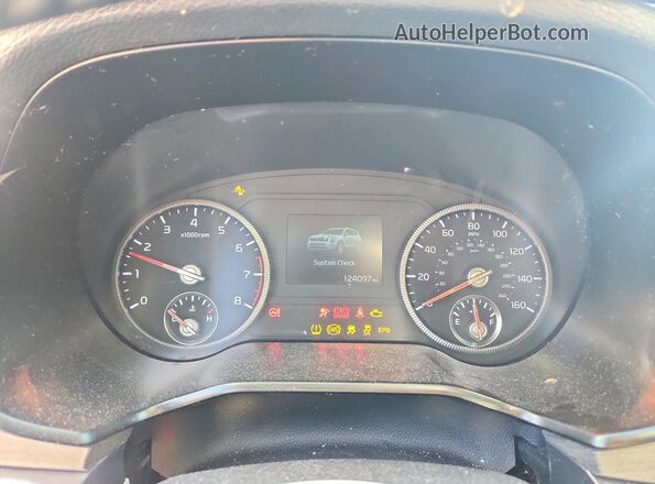 5XYP34HC9LG002274 2020 KIA TELLURIDE Коричневый Вид щитка приборов