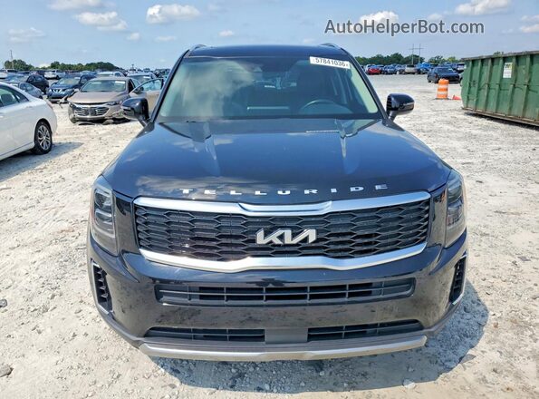 5XYP34HC9NG279493 2022 KIA TELLURIDE Black Widok z przodu